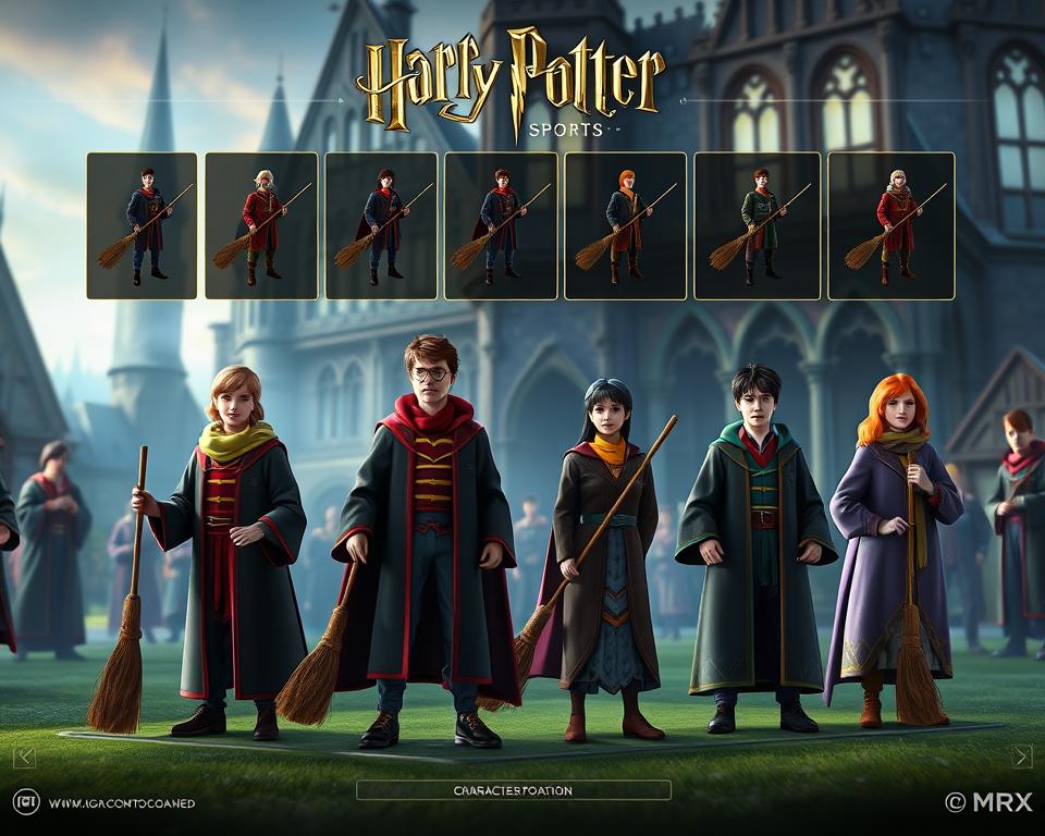 Harry Potter Quidditch Champions character customization guide