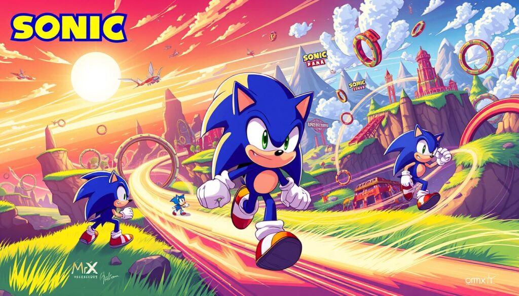sonic the hedgehog fan